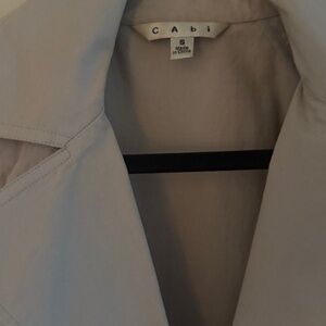 CABI GRAY TRENCH COAT